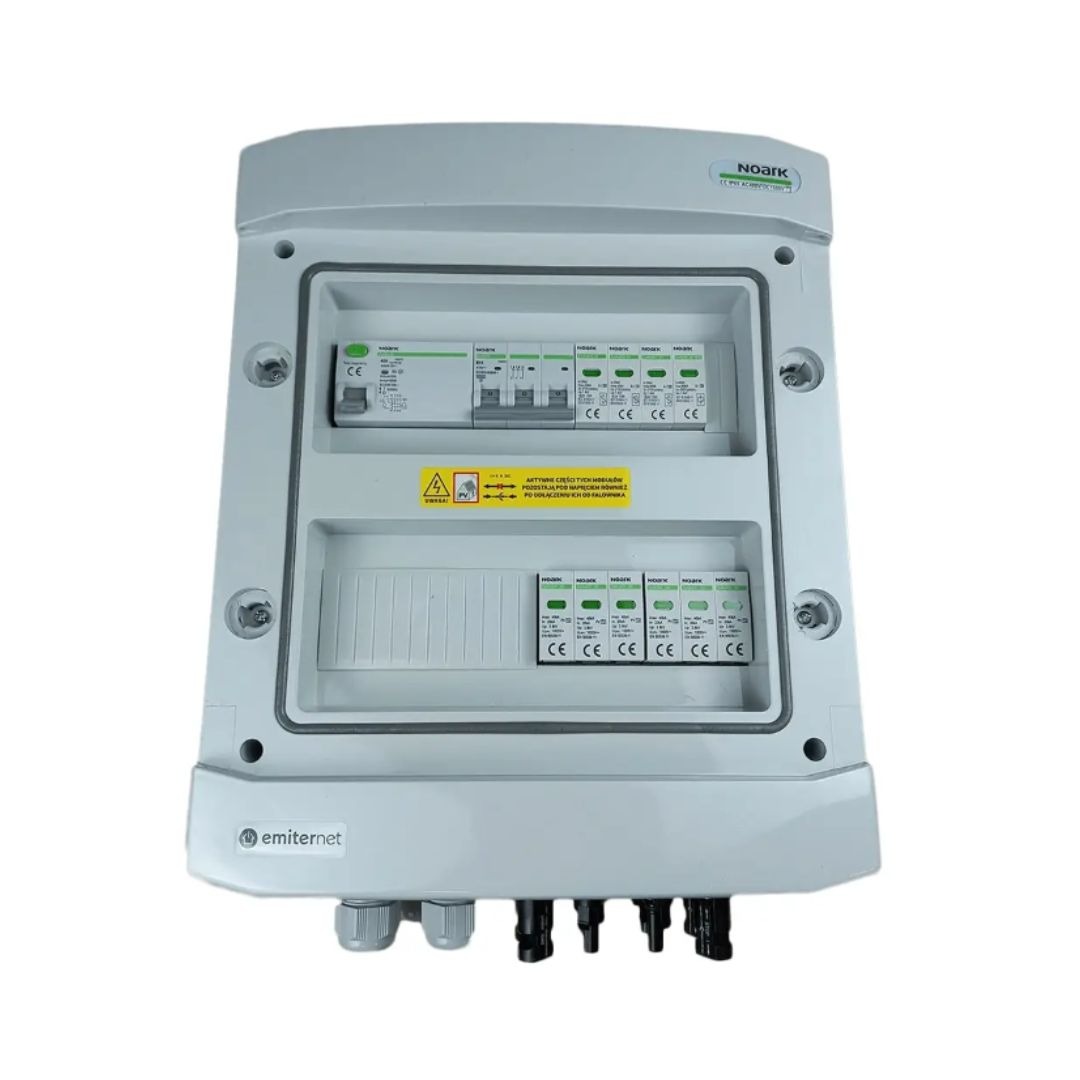 ecopower (23) DCAC razvodni orman // IP65, SPD DC Noark 1000V type 2, 2 x PV string, 2 x MPPT // SPD AC Noark type 2, 10A 3-F, RCD type A 40A/300mA - Image 1